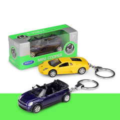 Tiny Scale Model Sports car Alloy Car Model Key Ring