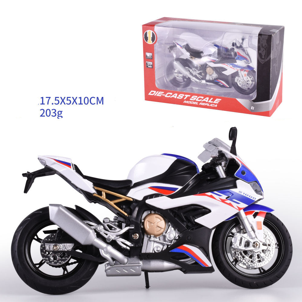 Motorcycle Die-Cast Metal Scale Model 1:12