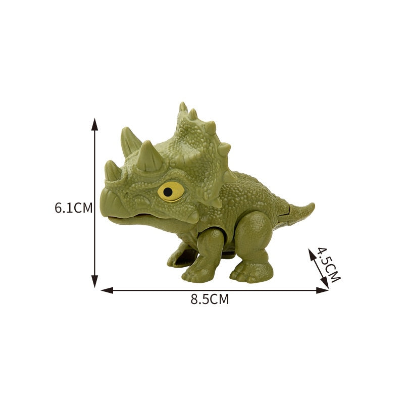 Finger Dinosaur Tricky Tyrannosaurus Model Biting Hand Fidget Jurassic Dino Toy for Children Animal Movable Joints T-Rex Gifts