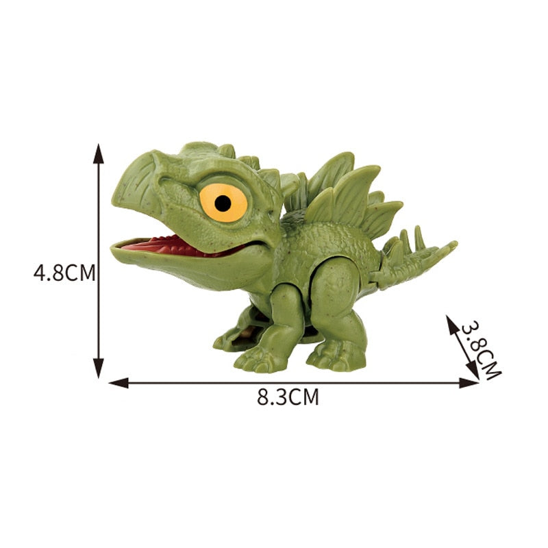 Finger Dinosaur Tricky Tyrannosaurus Model Biting Hand Fidget Jurassic Dino Toy for Children Animal Movable Joints T-Rex Gifts