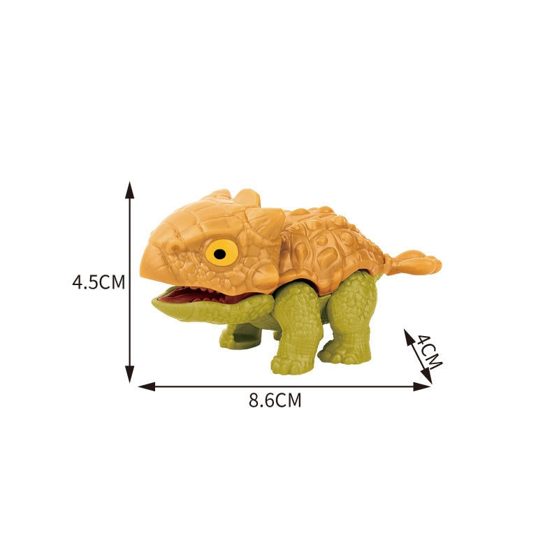 Finger Dinosaur Tricky Tyrannosaurus Model Biting Hand Fidget Jurassic Dino Toy for Children Animal Movable Joints T-Rex Gifts