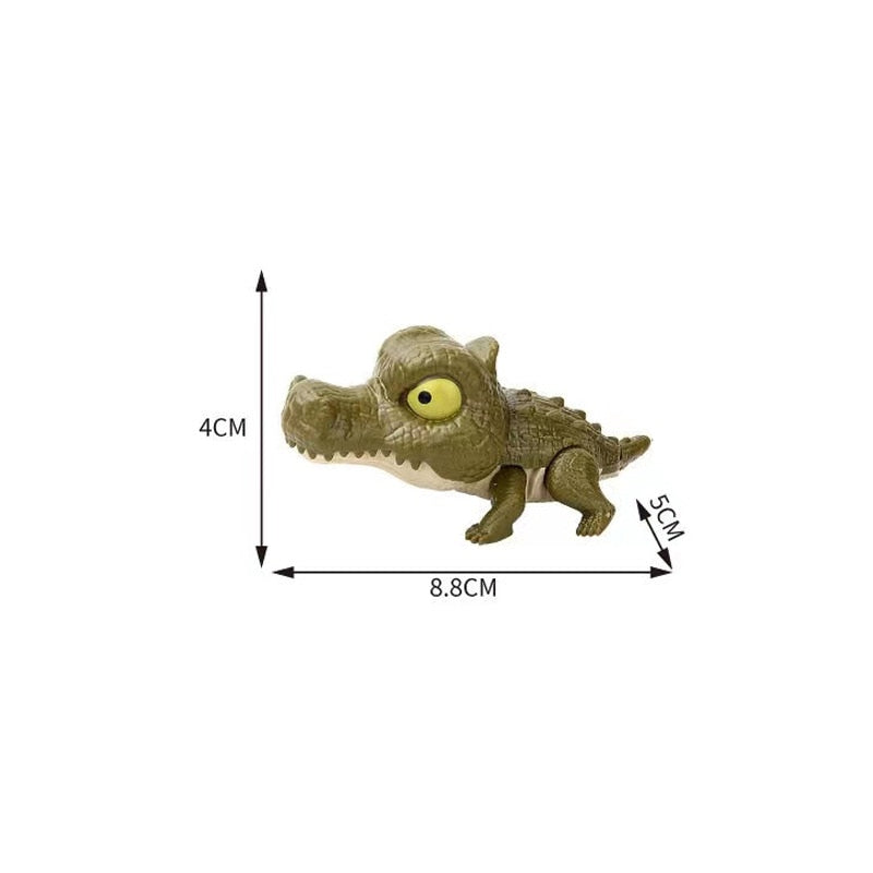 Finger Dinosaur Tricky Tyrannosaurus Model Biting Hand Fidget Jurassic Dino Toy for Children Animal Movable Joints T-Rex Gifts