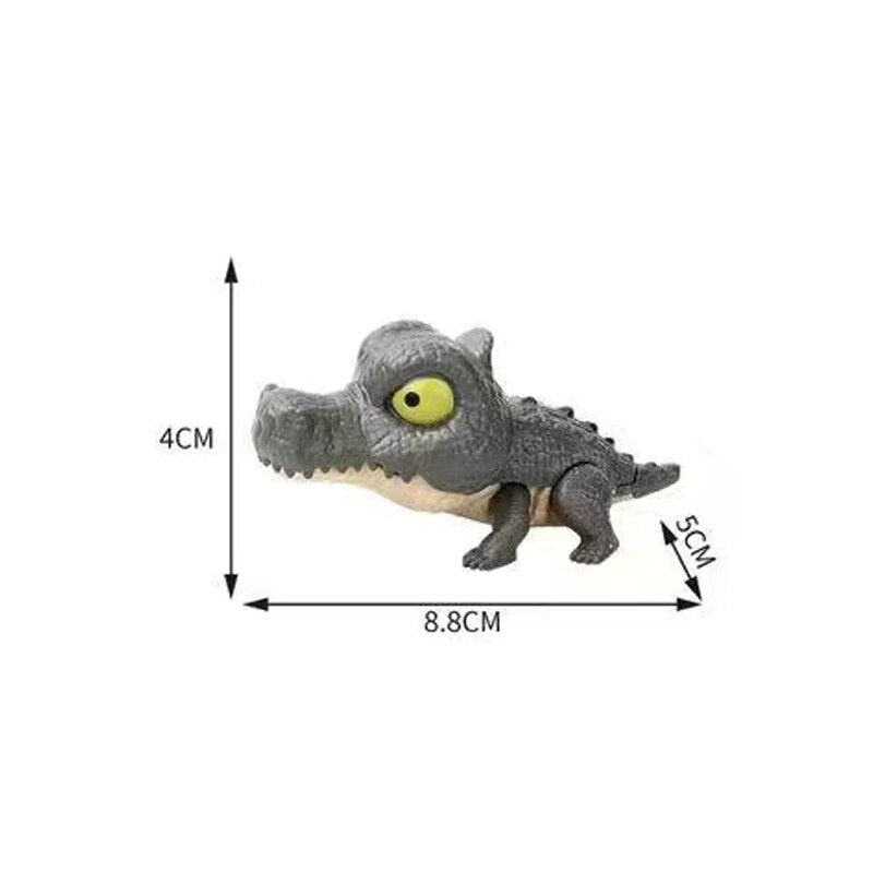 Finger Dinosaur Tricky Tyrannosaurus Model Biting Hand Fidget Jurassic Dino Toy for Children Animal Movable Joints T-Rex Gifts